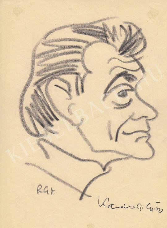 For sale  Rózsahegyi, György - Portrait of György Kardos G. Writer 's painting