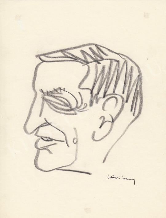 Eladó  Rózsahegyi György - Keszi Imre író, kritikus, zenetudós, műfordító portréja festménye