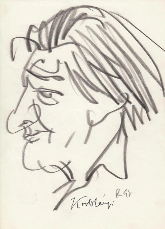  Rózsahegyi, György - Portrait of János Kodolányi Writer painting
