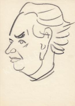  Rózsahegyi, György - Portrait of Géza Képes Poet (1970s)