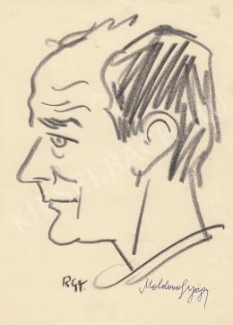  Rózsahegyi, György - Portrait of György Moldova Writer (1970s)