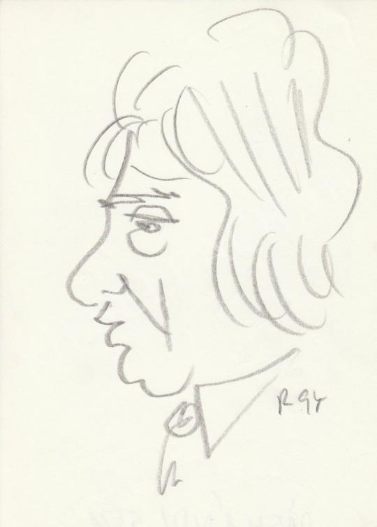 For sale  Rózsahegyi, György - Portrait of Géza Páskándi Writer, Poet, Playreader 's painting