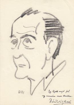  Rózsahegyi, György - Portrait of András Mihály Rónai Poet (1970s)