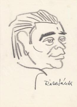  Rózsahegyi, György - Portrait of Sándor Rákos Poet (1970s)