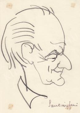  Rózsahegyi, György - Portrait of Jenő Szentiványi Writer (1970s)