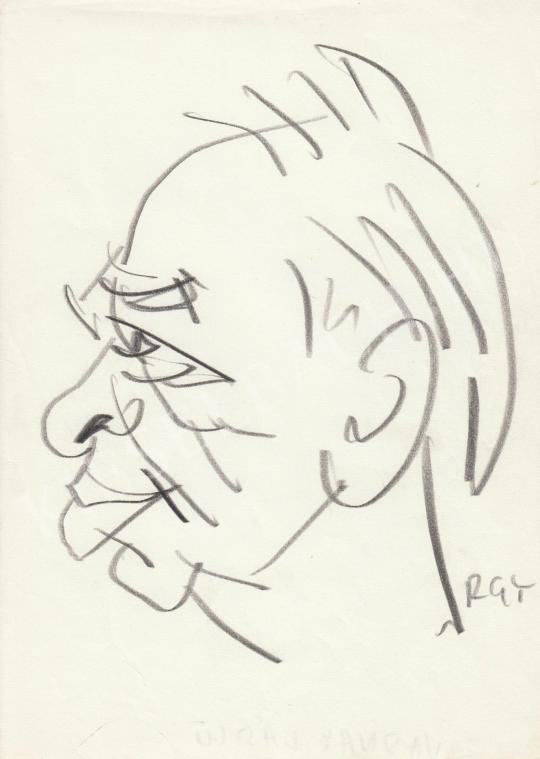  Rózsahegyi, György - Portrait of László Vadnay Writer, Humorist, Screenwriter painting