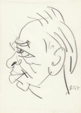  Rózsahegyi, György - Portrait of László Vadnay Writer, Humorist, Screenwriter (c. 1967)