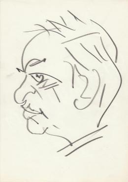  Rózsahegyi, György - Portrait of László Vadnay Writer, Humorist, Screenwriter (c. 1967)