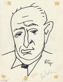  Rózsahegyi, György - Portrait of István Vass Poet (1970s)