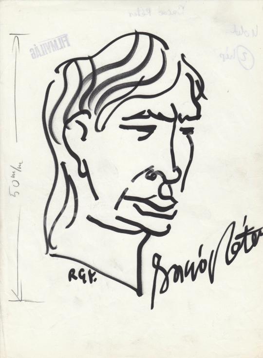 For sale  Rózsahegyi, György - Portrait of Péter Bacsó Director 's painting
