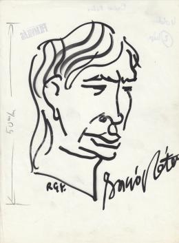  Rózsahegyi, György - Portrait of Péter Bacsó Director (1970s)