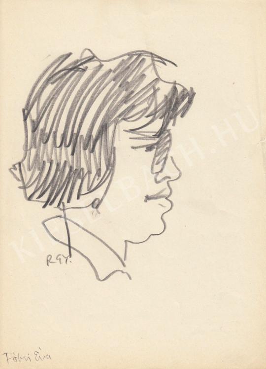 Eladó  Rózsahegyi György - Fábry Éva riporter portréja festménye