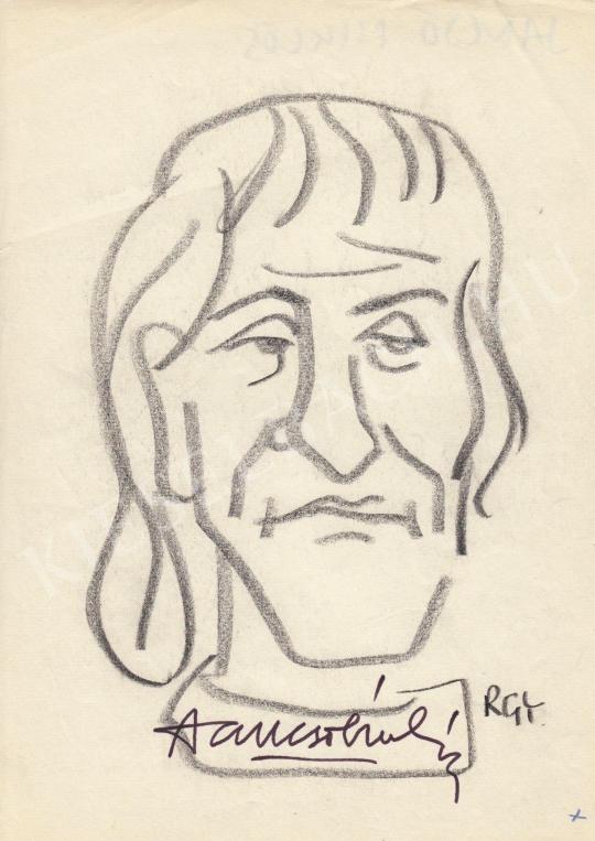  Rózsahegyi, György - Portrait of Miklós Jancsó Director painting