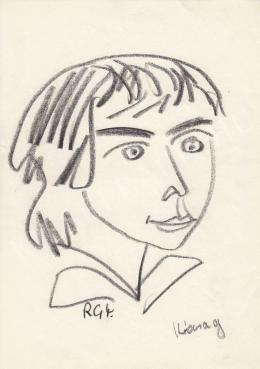  Rózsahegyi, György - Portrait of Kócsag (1970s)