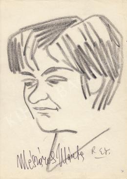  Rózsahegyi, György - Portrait of Márta Mászáros Screenwriter, Director (1970s)