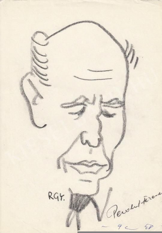 For sale  Rózsahegyi, György - Portrait of Ferenc Pesold Writer 's painting
