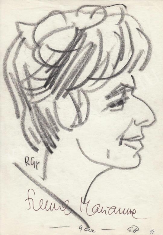  Rózsahegyi, György - Portrait of Marianne Szemes Screenwriter, Director painting