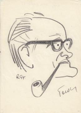  Rózsahegyi, György - Portrait of an Unidentified Hungarian Critic 
