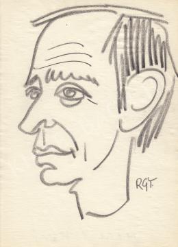  Rózsahegyi, György - Portrait of József Varga Newscaster 