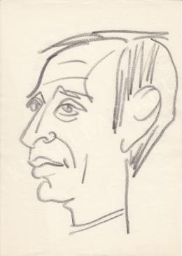  Rózsahegyi, György - Portrait of József Varga Newscaster 
