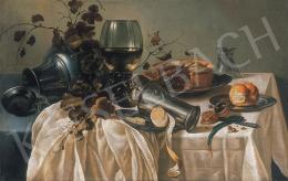  Claesz, Pieter - A still-life: a table with metal jug and tumbler 