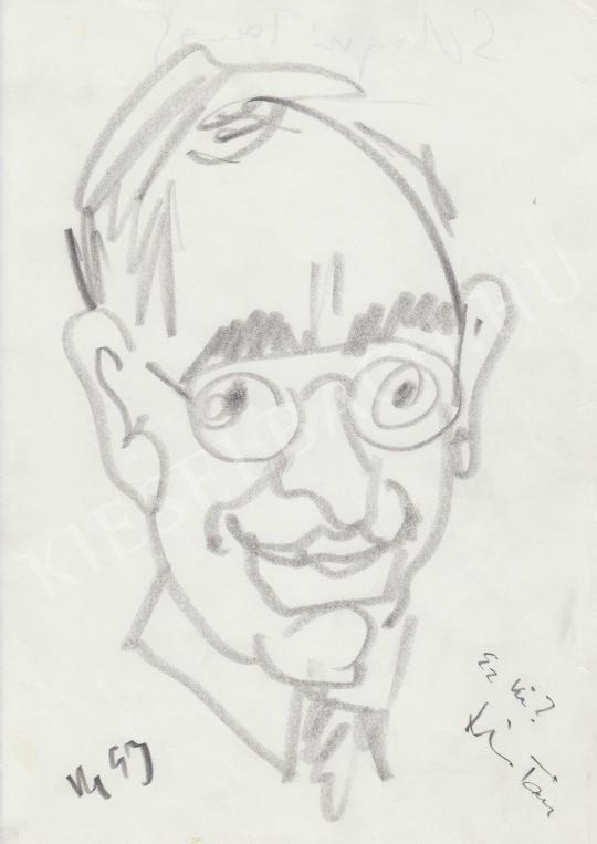  Rózsahegyi György - dr. Schagrin Tamás jogász, politikus portréja festménye