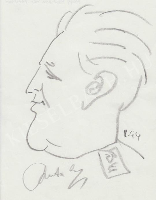 For sale  Rózsahegyi, György - Portrait of Gyula Uszta Forest-Officer, Soldier 's painting