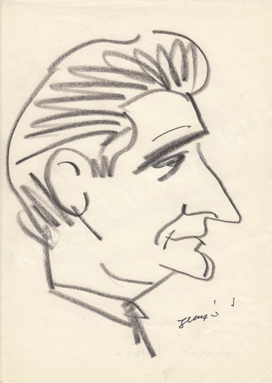 For sale  Rózsahegyi, György - Portrait of István Huszár Economist, Statistician 's painting