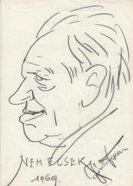  Rózsahegyi, György - Portrait of Ferenc Jeszek-Józsika (Nemecsek) 