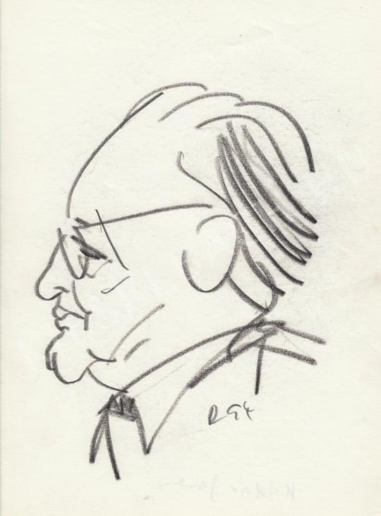 For sale  Rózsahegyi, György - Portrait of János Kádár Politician 's painting