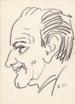  Rózsahegyi, György - Portrait of János Kádár Politician 