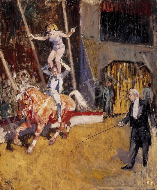 Biai-Föglein, István - In the circus painting
