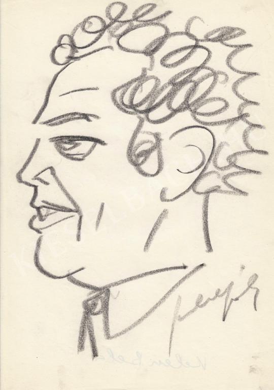  Rózsahegyi, György - Portrait of Béla Kelen Editor in Chief of Esti Hírlap painting