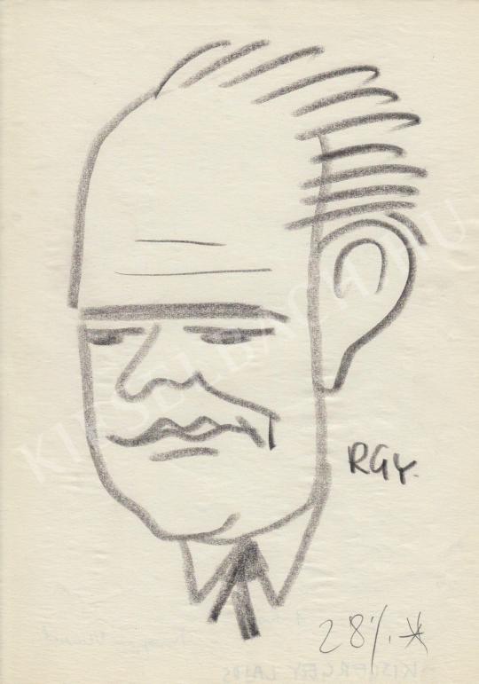 For sale  Rózsahegyi, György - Portrait of Lajos Kisgergely Corporate Director, Politician 's painting