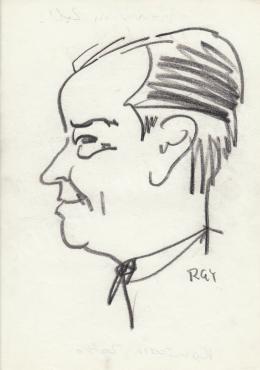  Rózsahegyi, György - Portrait of Zoltán Komócsin Politician 