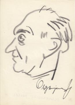  Rózsahegyi, György - Portrait of Milán Ognyenovics Politician 