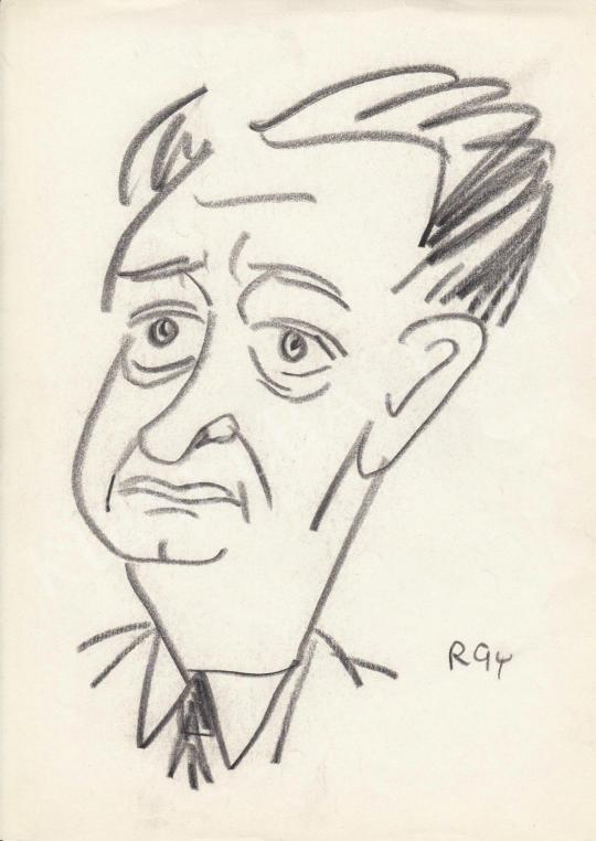 Eladó  Rózsahegyi György - dr. Ortutay Gyula néprajzkutató, politikus portréja festménye