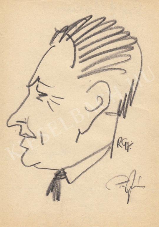 For sale  Rózsahegyi, György - Portrait of János Pap Politician 's painting