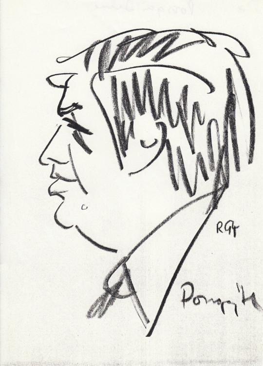 For sale  Rózsahegyi, György - Portrait of Imre Pozsgai Politician 's painting