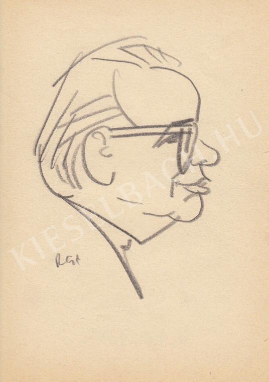  Rózsahegyi György - Péter János politikus portréja festménye