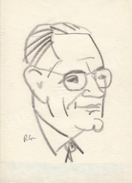  Rózsahegyi, György - Portrait of István Sarlós Politician (1960s)