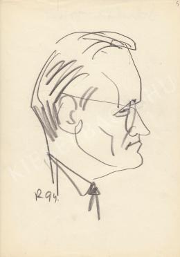  Rózsahegyi, György - Portrait of István Sarlós Politician (1960s)