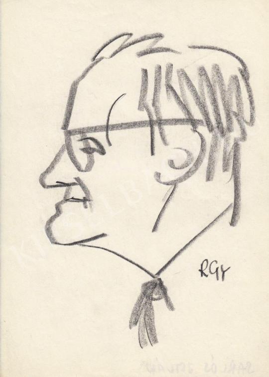  Rózsahegyi, György - Portrait of István Sarlós Politician painting