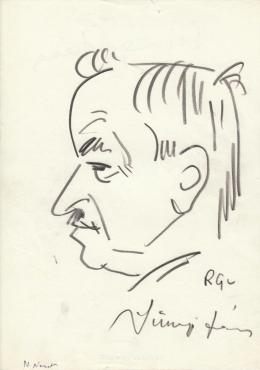  Rózsahegyi, György - Portrait of János Sümegi Physician (1960s)