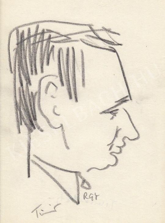  Rózsahegyi, György - Portrait of Mátyás Tímár dr. Head of the Hungarian National Bank painting