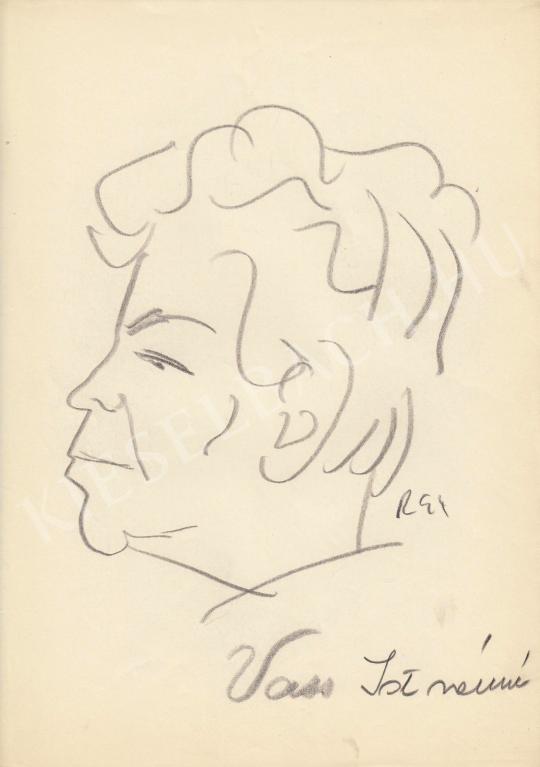 For sale  Rózsahegyi, György - Portrait of Istvánné Vass Politician 's painting