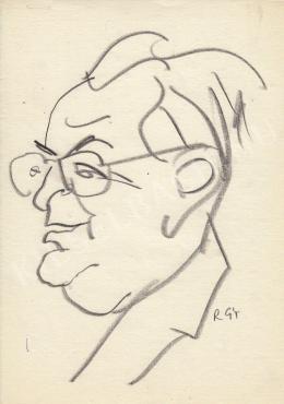  Rózsahegyi, György - Portrait of Zoltán Vass (1960s)