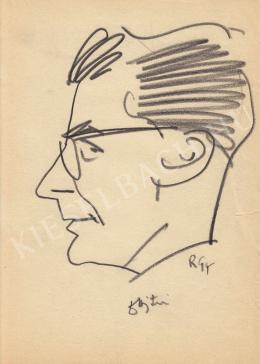  Rózsahegyi, György - Portrait of Miklós Ajtay dr. Politician (1960s)