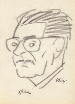  Rózsahegyi, György - Portrait of Miklós Ajtay dr. Politician (1980s)