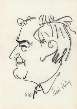  Rózsahegyi, György - Portrait of Antal Apró Politician (1960s)